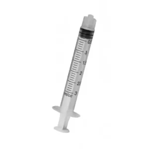 Disposable Syringe With Needle Luer Lock 3cc/mL 23Gx1" 100 PCS