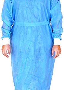 Isolation Gown,Blue, Size 120x140cm, 10pcs