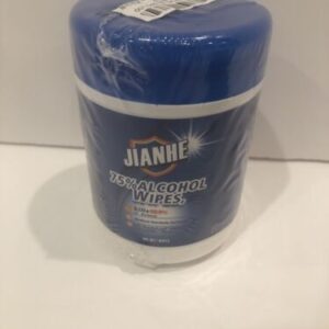 Jianhe 75% Alcohol Wet Wipes, Blue Carton,100 wipes/carton